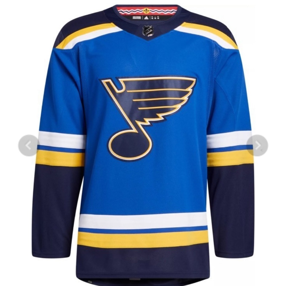 New St. Louis Blues Adidas All-Embroider Home Hockey #90 Ryan O’Reilly L/XL Kid